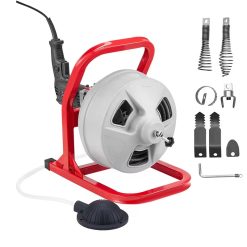 Electric Drain Cleaner Machine with Sewer Snake Cable